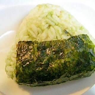 ❤青汁と辛子明太子の韓国海苔巻きおにぎり❤